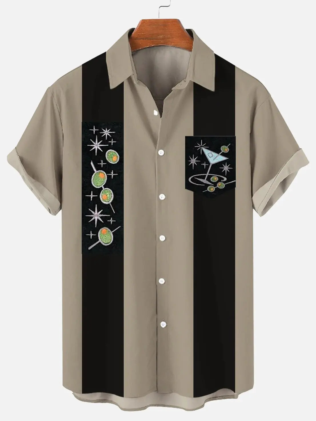 Tropical Harajuku Men's Polyester Shirt - Ace Fashion