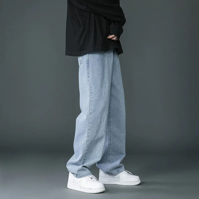 Men's Vintage Casual Denim Jeans - Ace Fashion