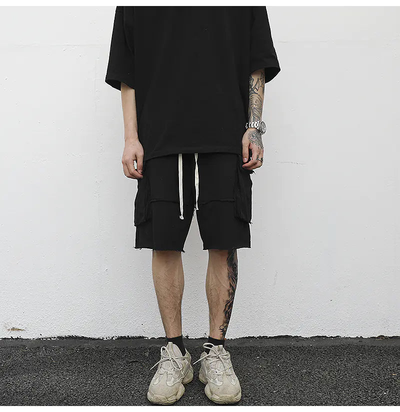 Ripped Cargo Shorts