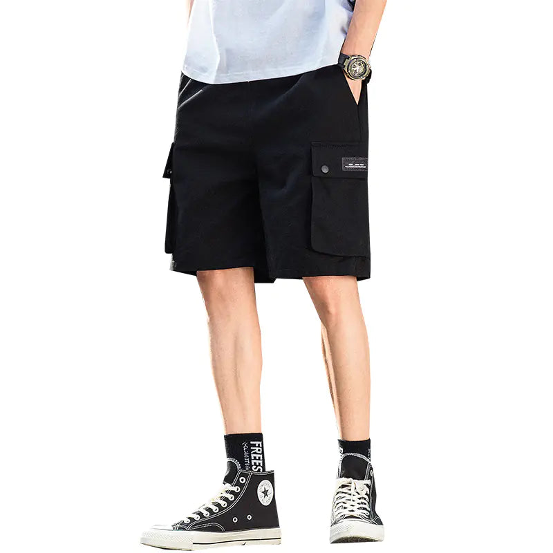 Men's Multi-Pocket Cotton Shorts
