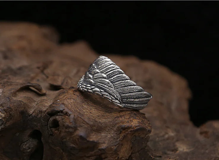 Falcon Crest Silver Ring - Ace Fashion