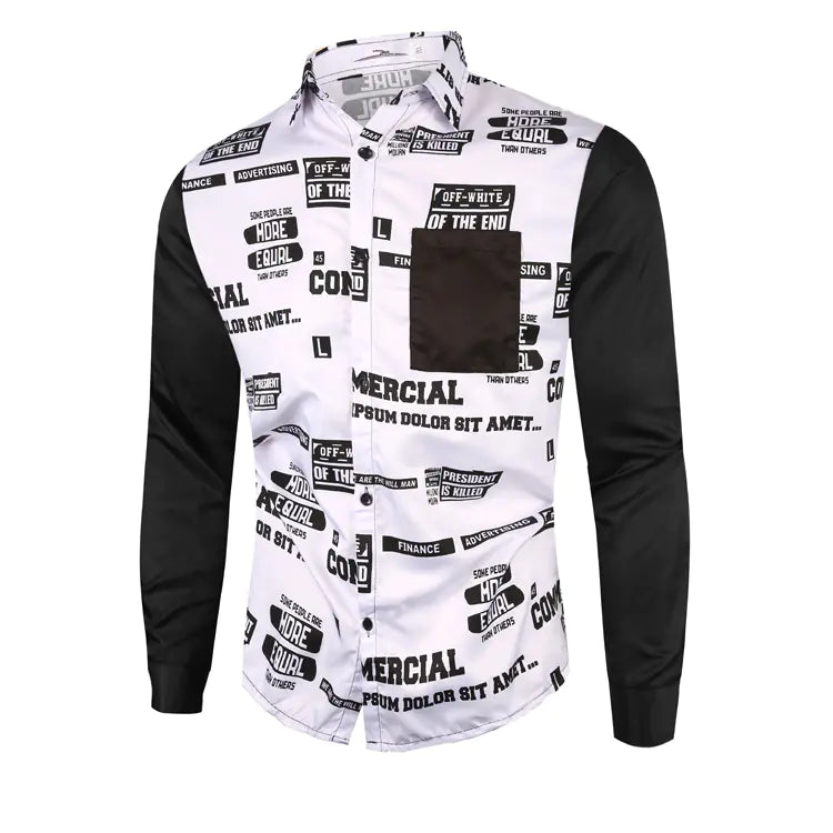 Urban RetroFit Men's Polyester Shirt - Ace Fashion
