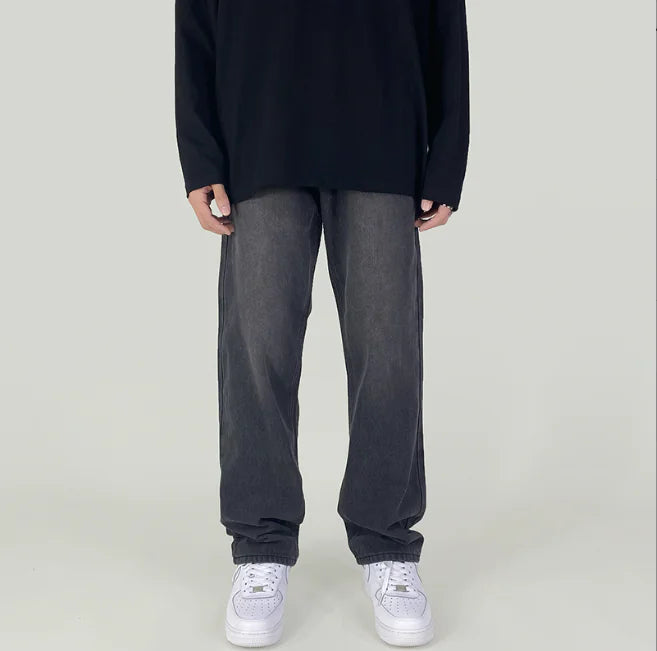 Urban Charcoal Straight-Leg Jeans - Ace Fashion