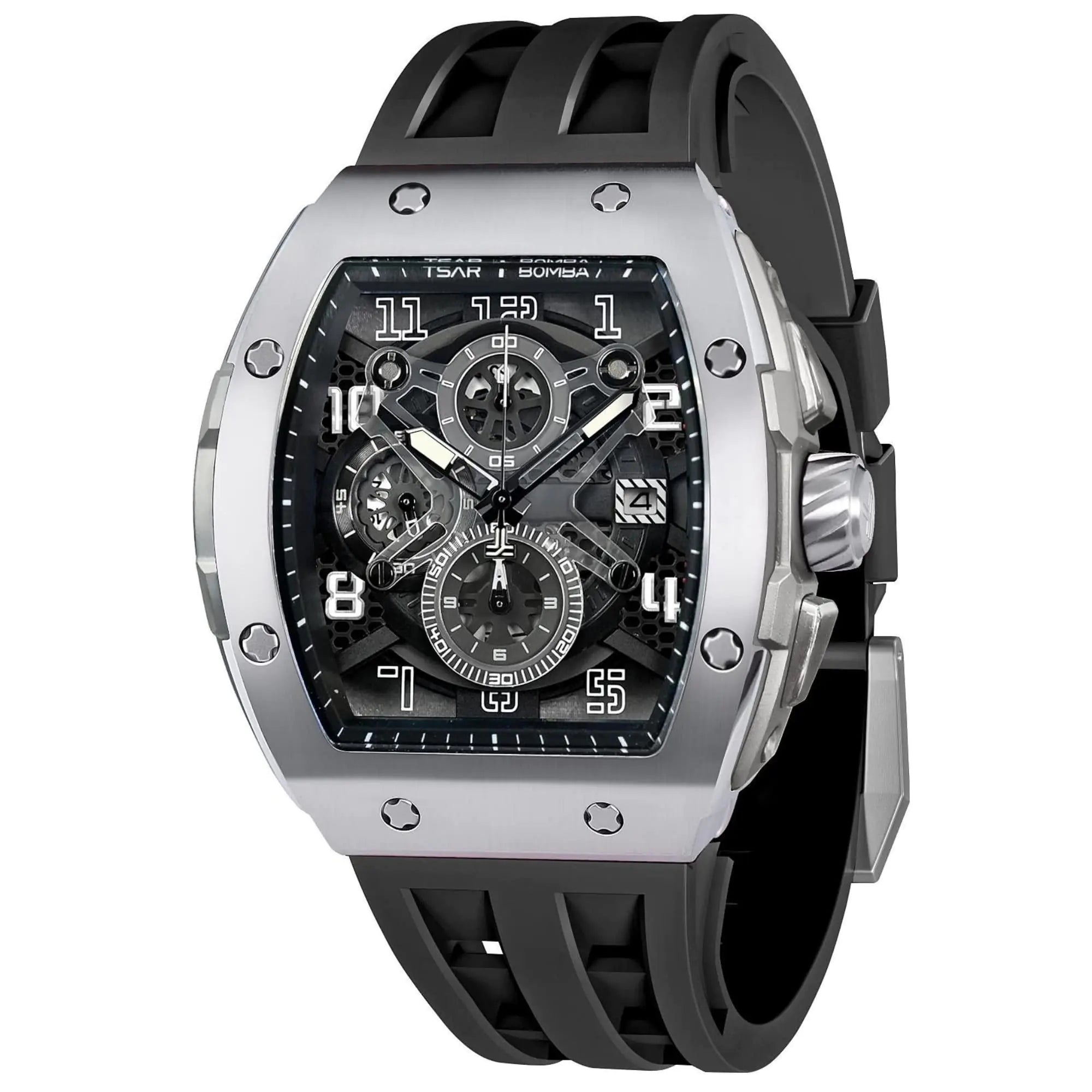 TSAR BOMBA Luxury Men’s Chronograph - 50M Water Resistant